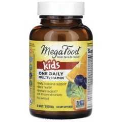 MegaFood, Kids One Daily, мультивитамины для детей, 30 таблеток